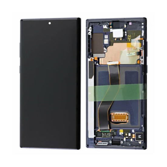 Touch+Display+Frame Samsung Galaxy Note 10 Plus 2019/N975F/Note 10 Plus 5G/N976 Service Pack Aura Glow Silver Touch+Display+Frame Samsung Galaxy Note 10 Plus 2019/N975F/Note 10 Plus 5G/N976 Service Pack Aura Glow Silver